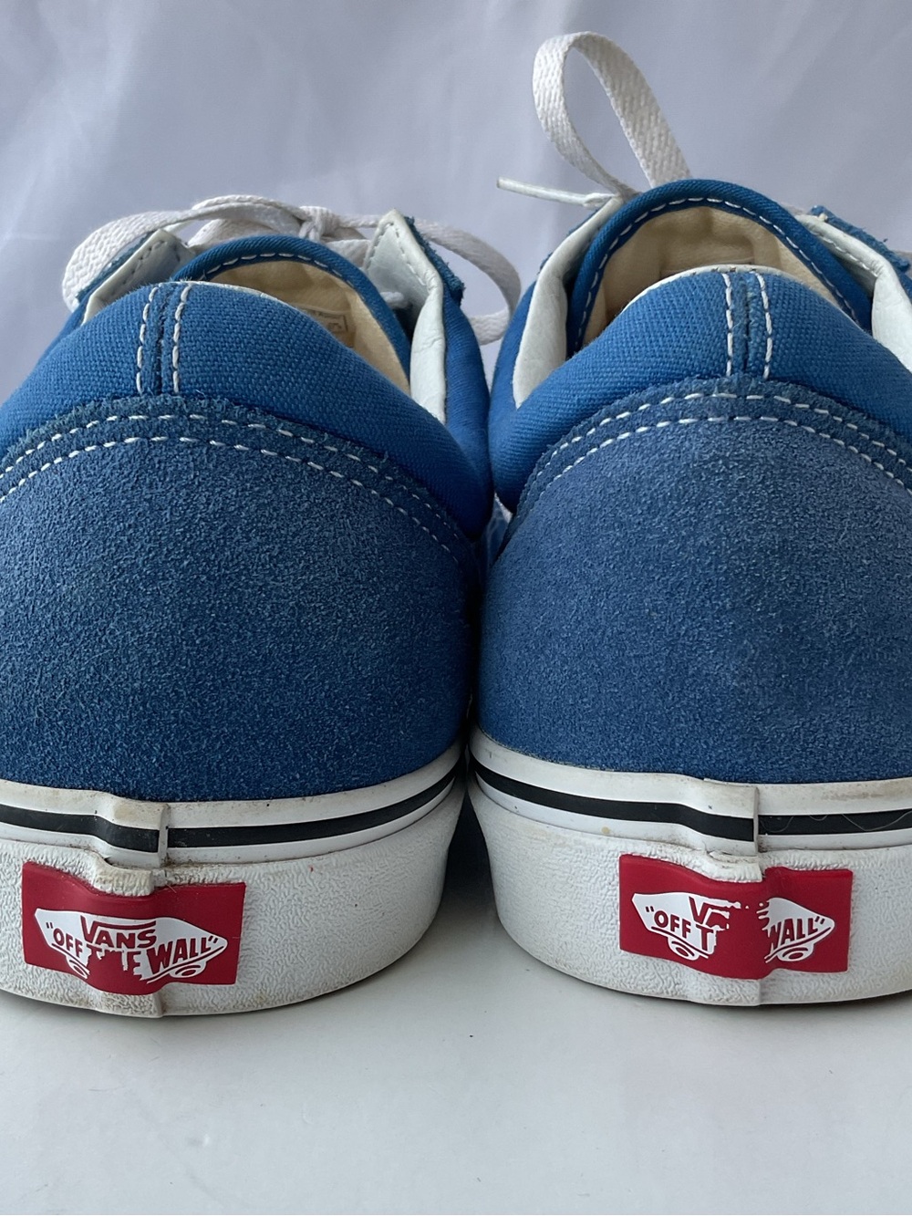 Vans Old Skool Blue Suede Low Top Skate Shoes Sneakers Men’s Size 13 - Picture 5 of 13